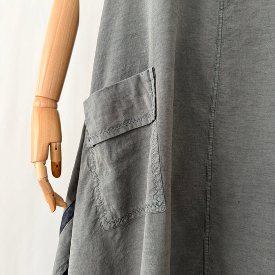 HANNES ROETHER Linen &amp; Silk Dress