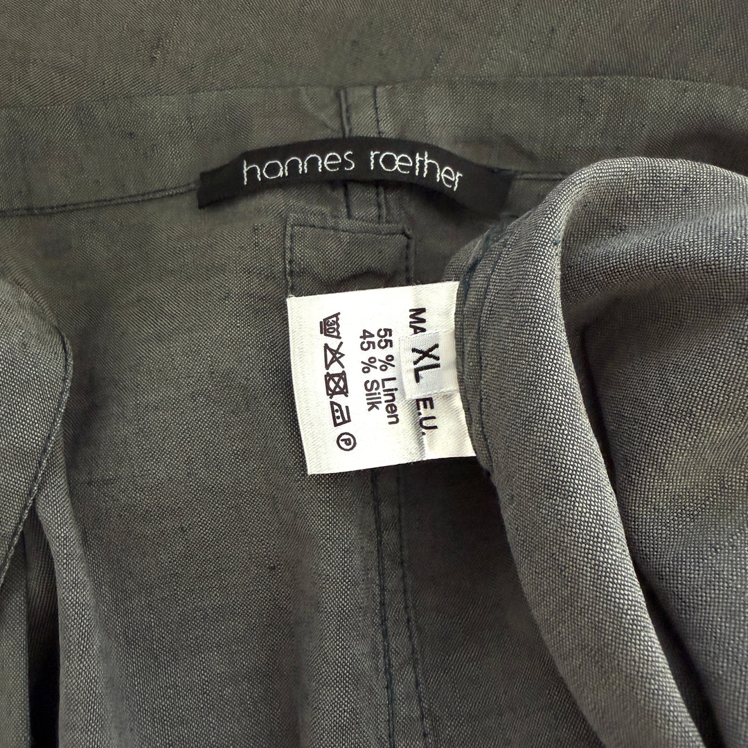 HANNES ROETHER Linen &amp; Silk Dress