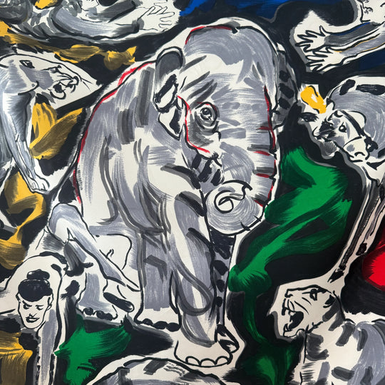 ROLF KNIE Silk Scarf