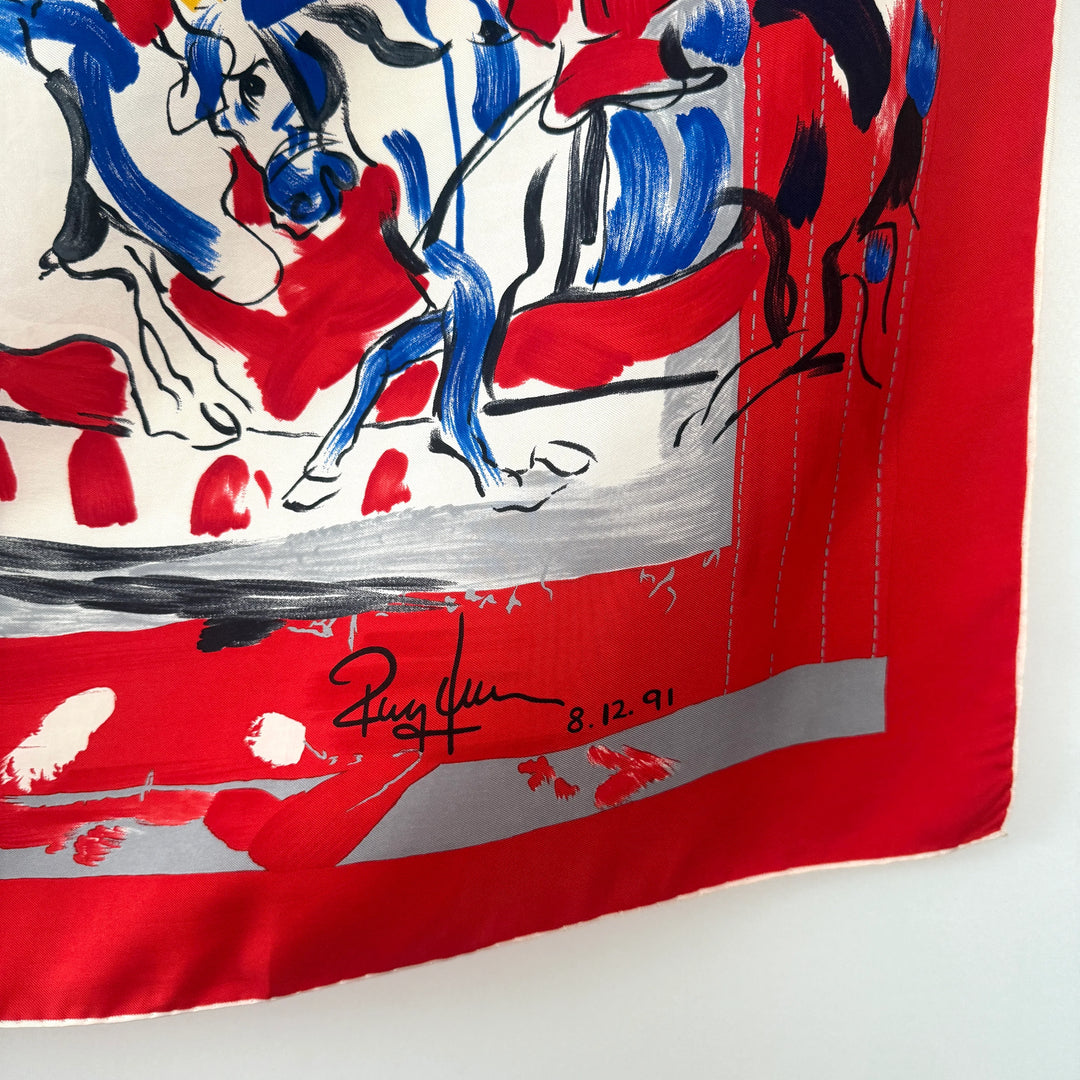 ROLF KNIE Silk Scarf