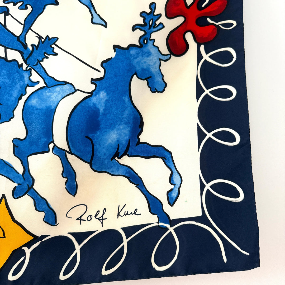 ROLF KNIE Silk Scarf
