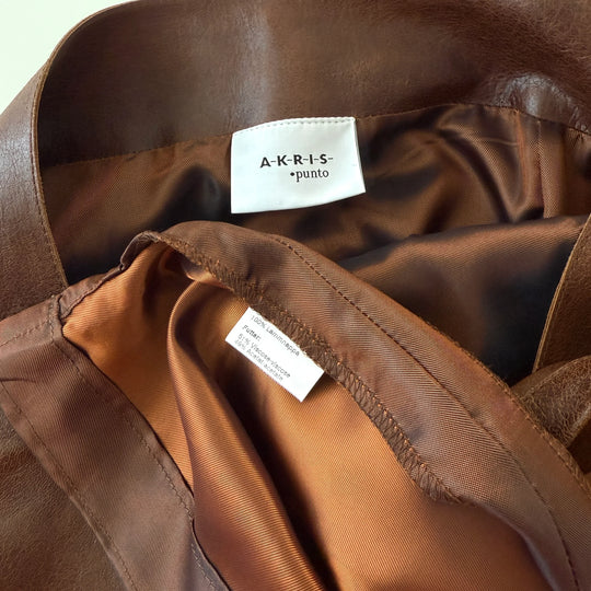 AKRIS Distressed Lamm-Nappa-Rock