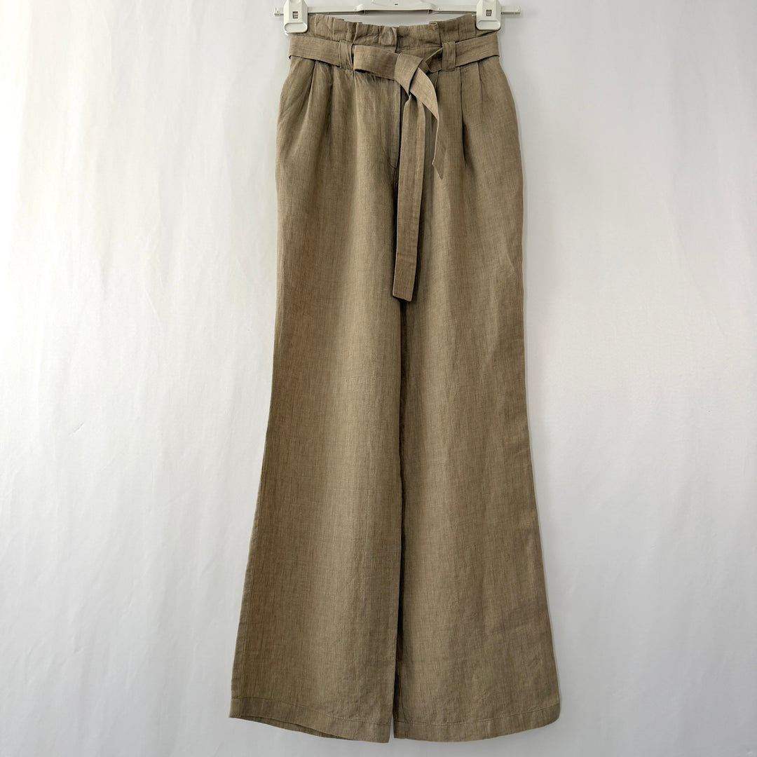 12 Storeez High Rise Linen Pants