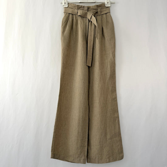 12 Storeez High Rise Linen Pants