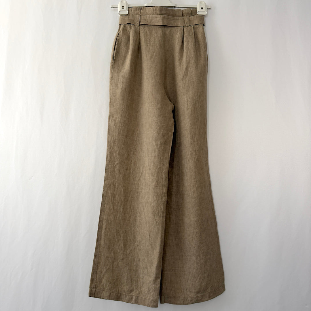 12 Storeez High Rise Linen Pants
