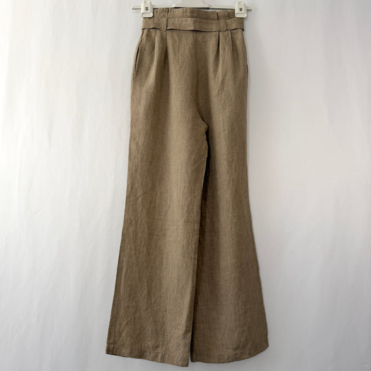 12 Storeez High Rise Linen Pants