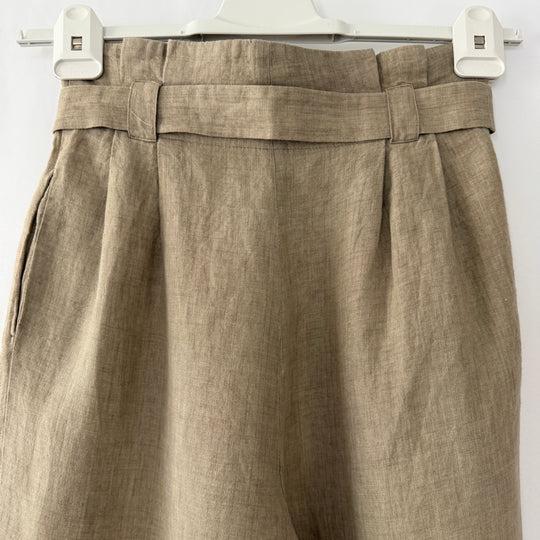 12 Storeez High Rise Linen Pants