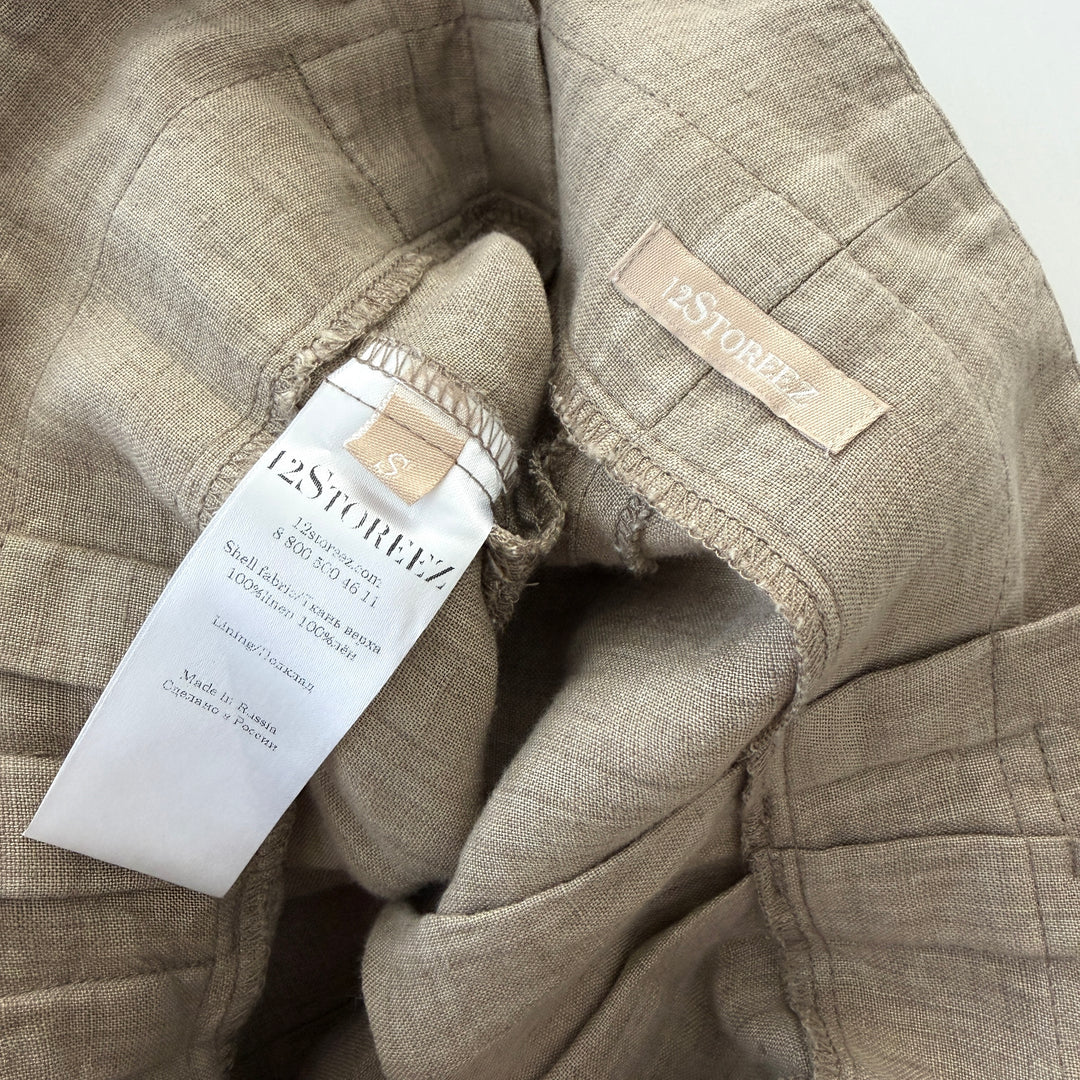 12 Storeez High Rise Linen Pants