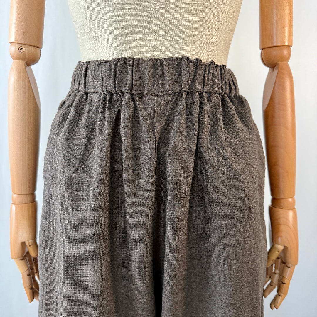 PAS DE CALAIS wide-leg cropped trousers