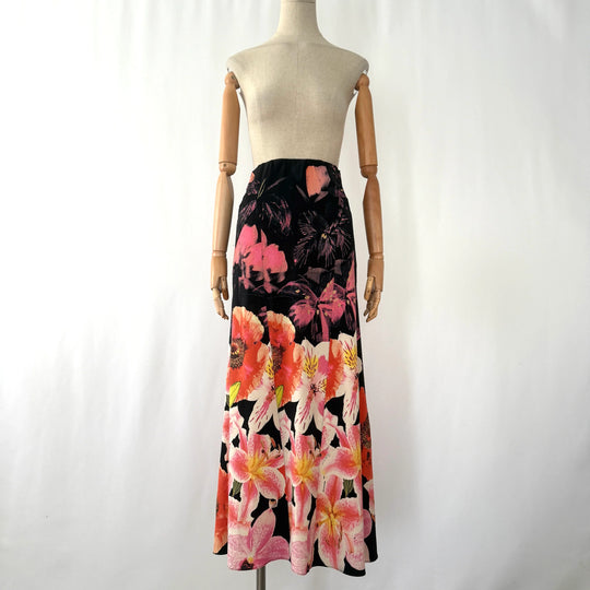 ROBERTO CAVALLI Vintage 2000's Silk Skirt