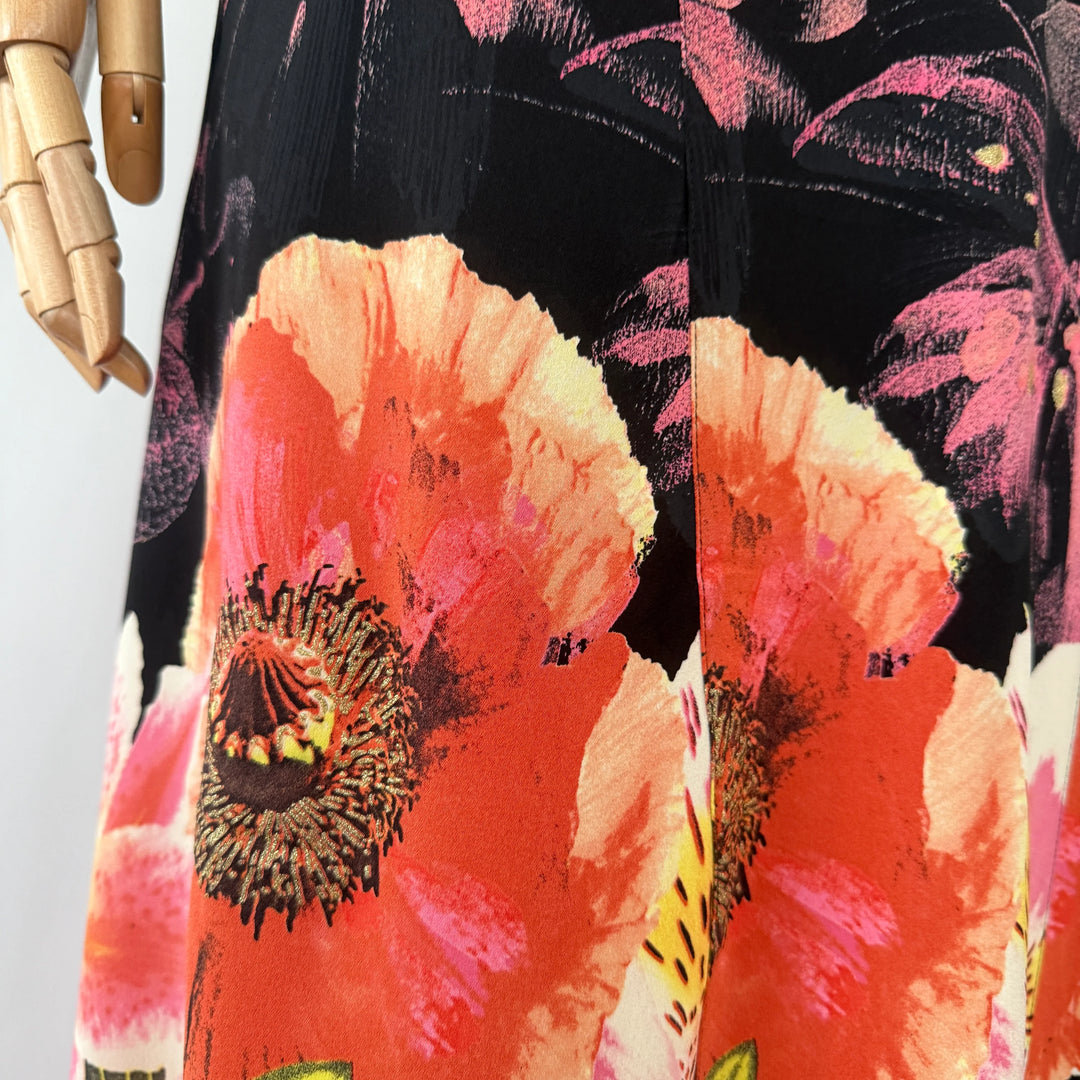 ROBERTO CAVALLI Vintage 2000's Silk Skirt