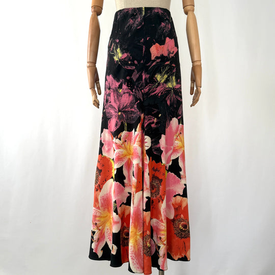 ROBERTO CAVALLI Vintage 2000's Silk Skirt