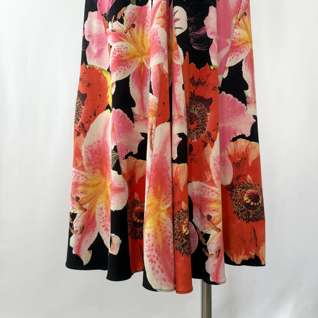 ROBERTO CAVALLI Vintage 2000's Silk Skirt