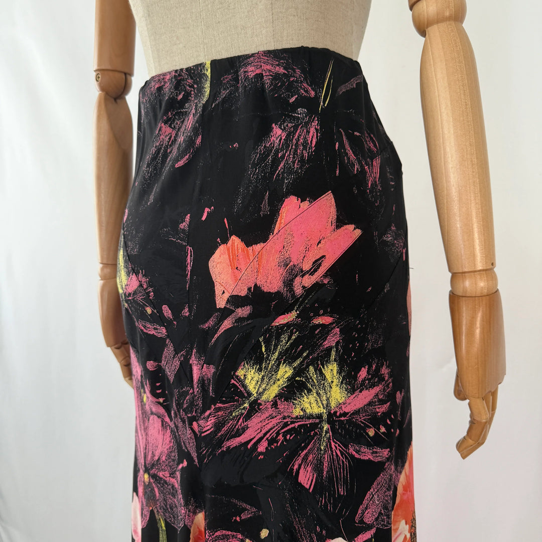 ROBERTO CAVALLI Vintage 2000's Silk Skirt