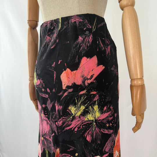 ROBERTO CAVALLI Vintage 2000's Silk Skirt