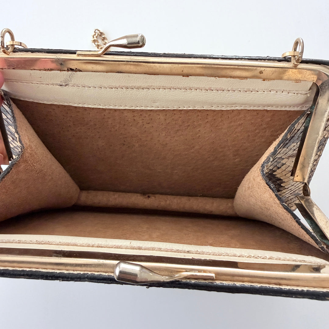Vintage Lizard Leather Bag