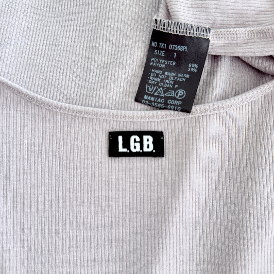 Archival L.G.B. (Le Grand Bleu) Ribbed Tank / Mini Dress