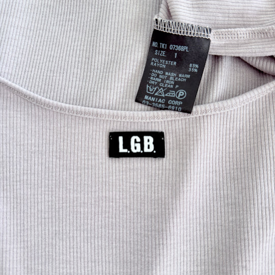 Archival L.G.B. (Le Grand Bleu) Ribbed Tank / Mini Dress