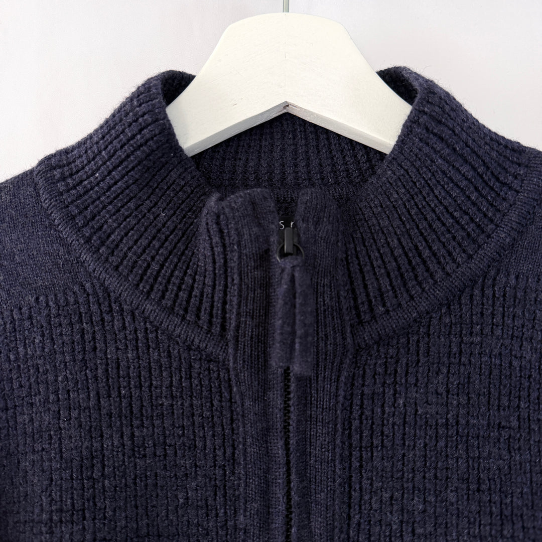 HANNES ROETHER Men's Wool Cardigan