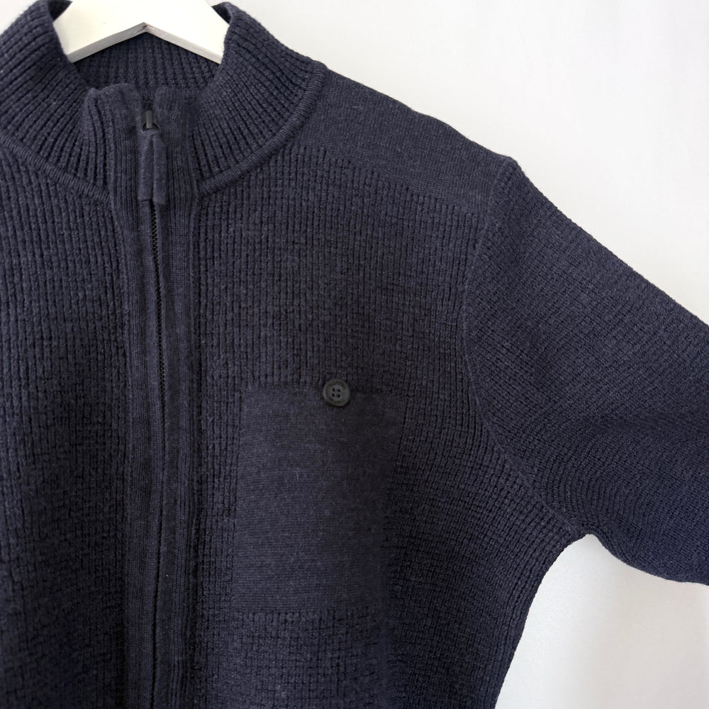 HANNES ROETHER Men's Wool Cardigan