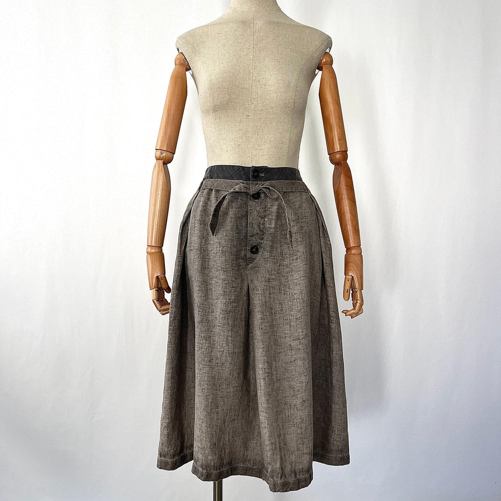 UMIT UNAL Linen Skirt