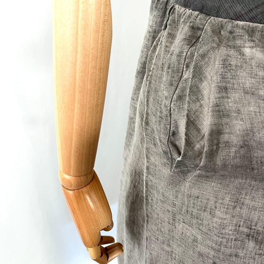 UMIT UNAL Linen Skirt