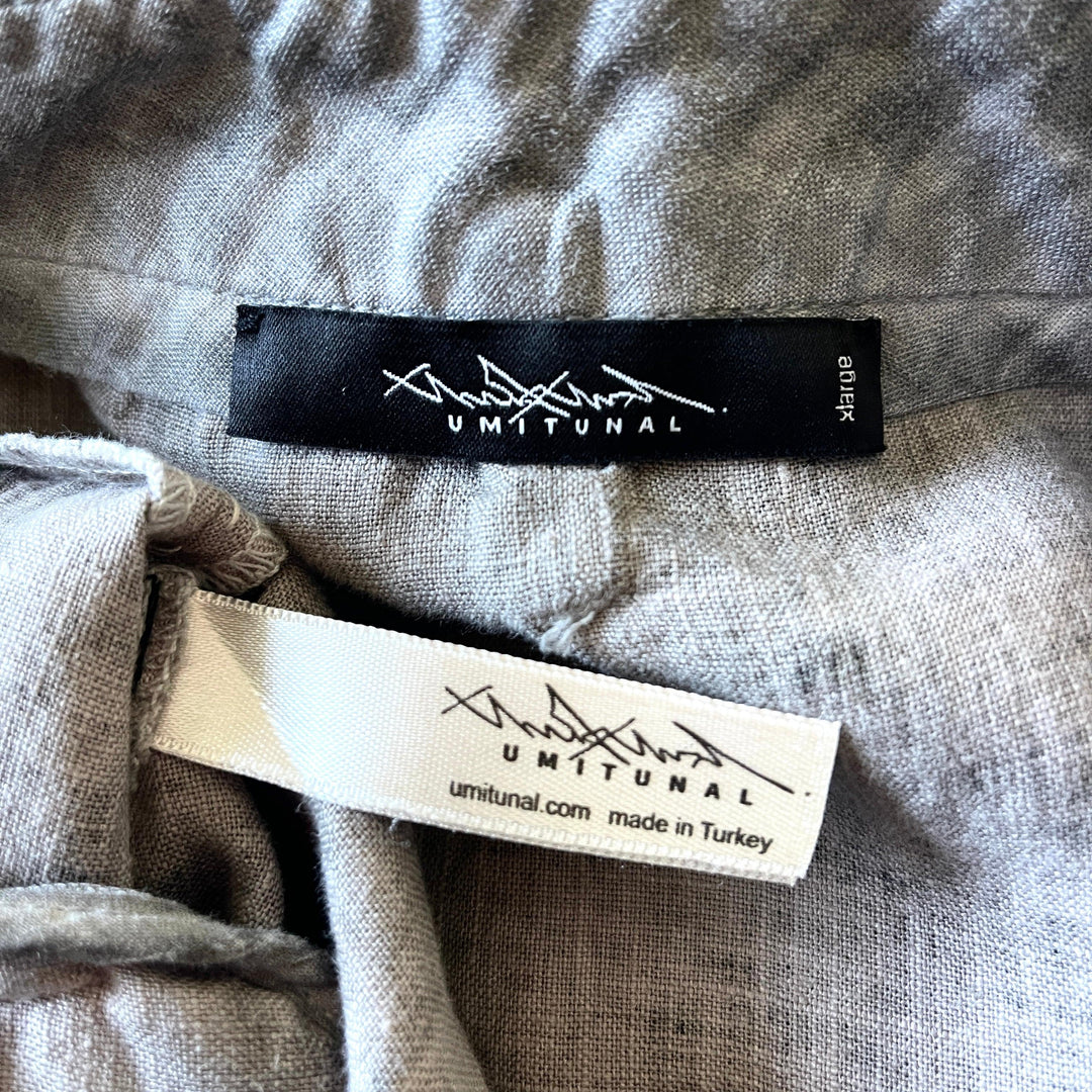 UMIT UNAL Linen Skirt