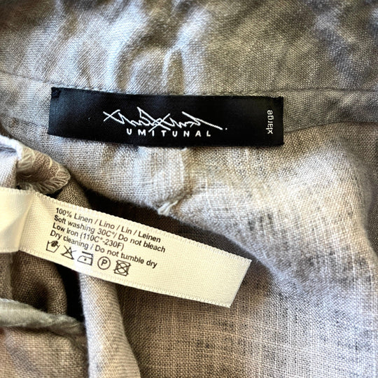 UMIT UNAL Linen Skirt