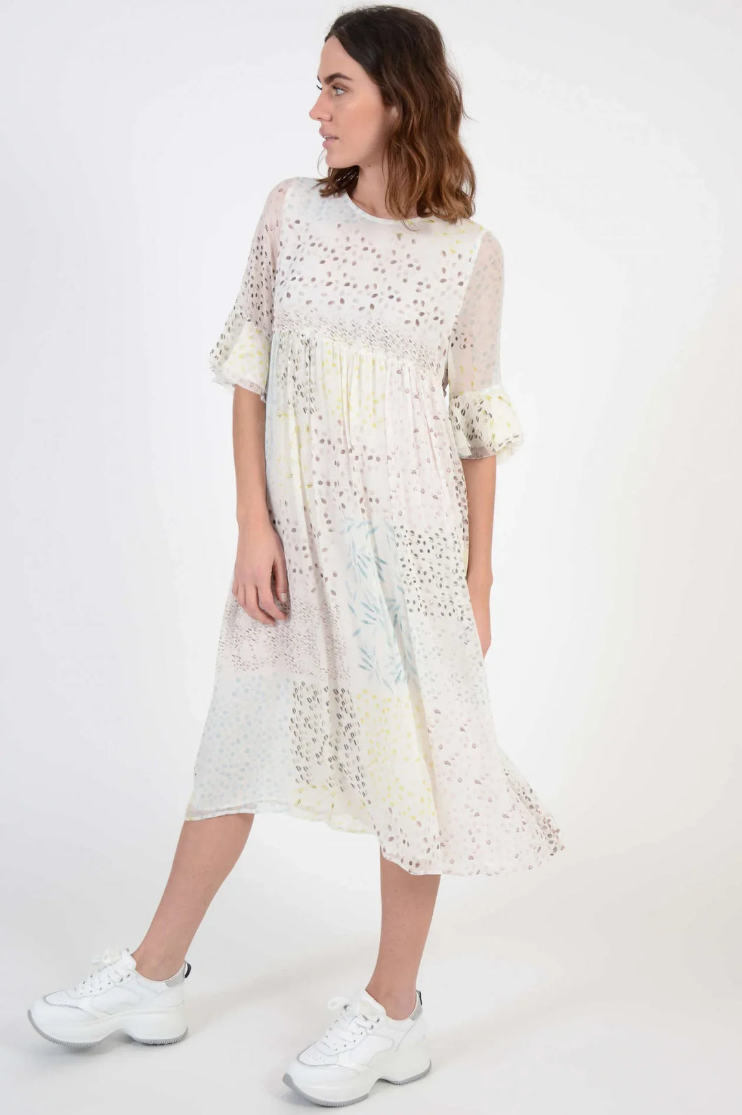 HALBSPHERE Seidenkleid