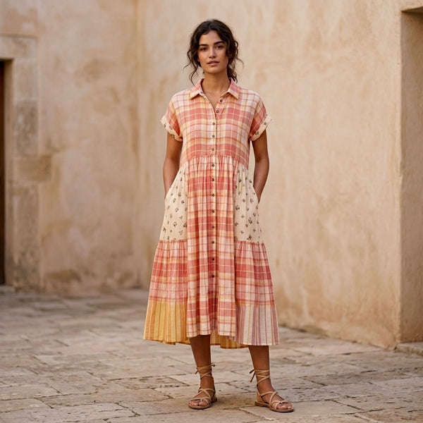 péro by Aneeth Arora  Rare Handwoven Patchwork Dress