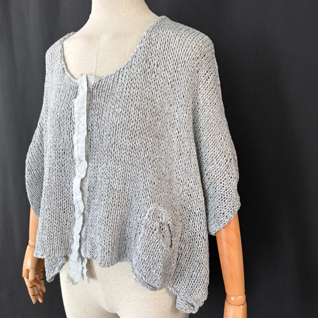 BARBARA SPEER Linen Cardigan