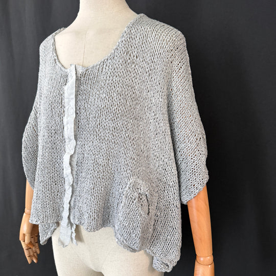 BARBARA SPEER Linen Cardigan