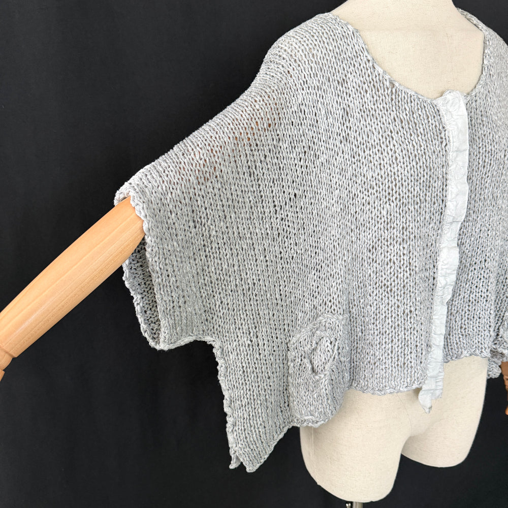 BARBARA SPEER Linen Cardigan