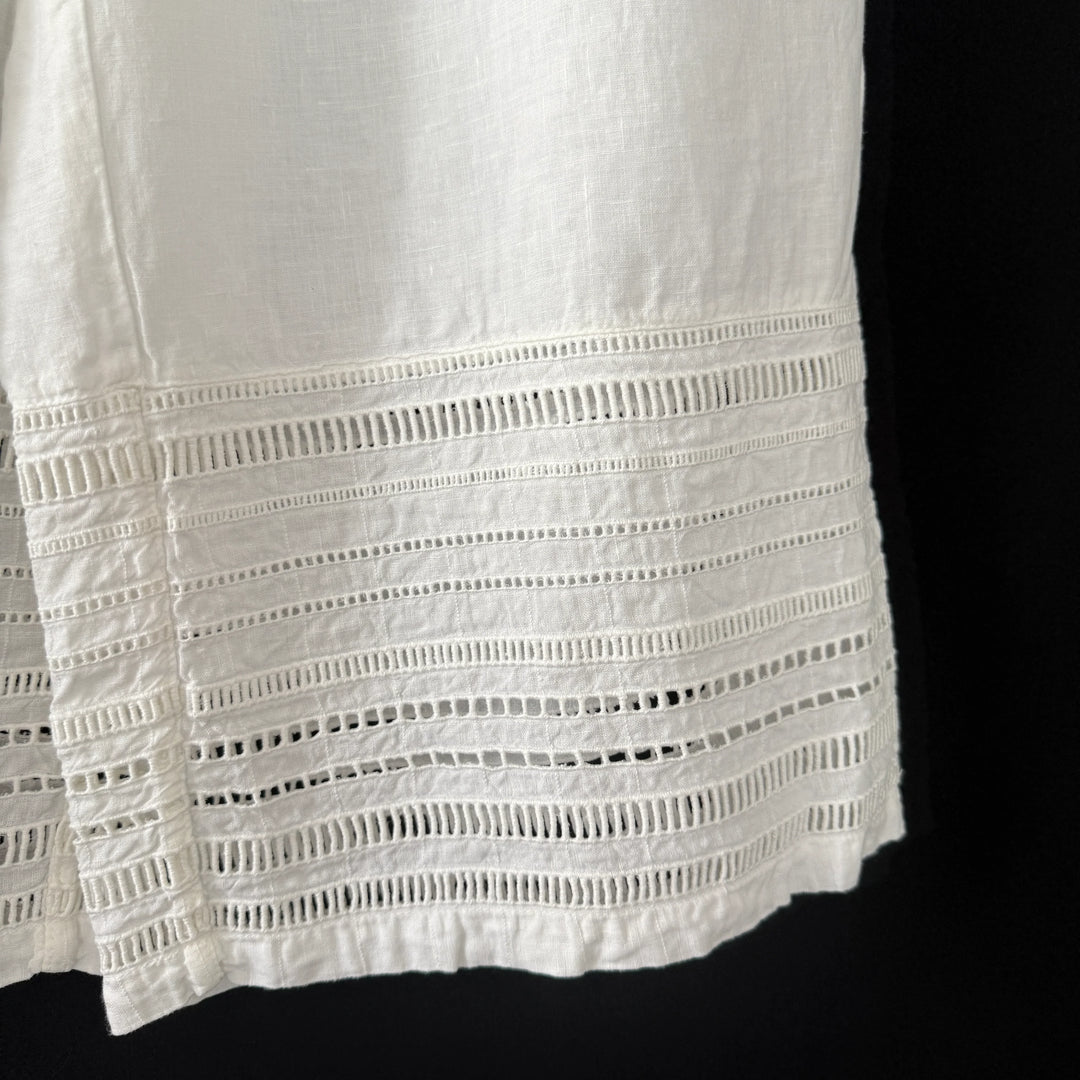 Pantalon en lin blanc 120 % LINO