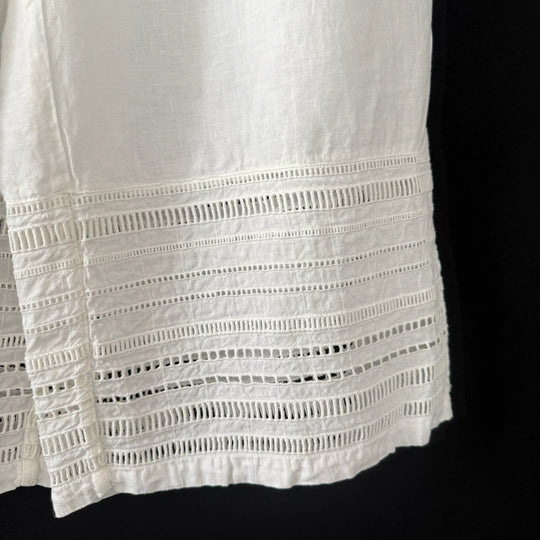 Pantalon en lin blanc 120 % LINO