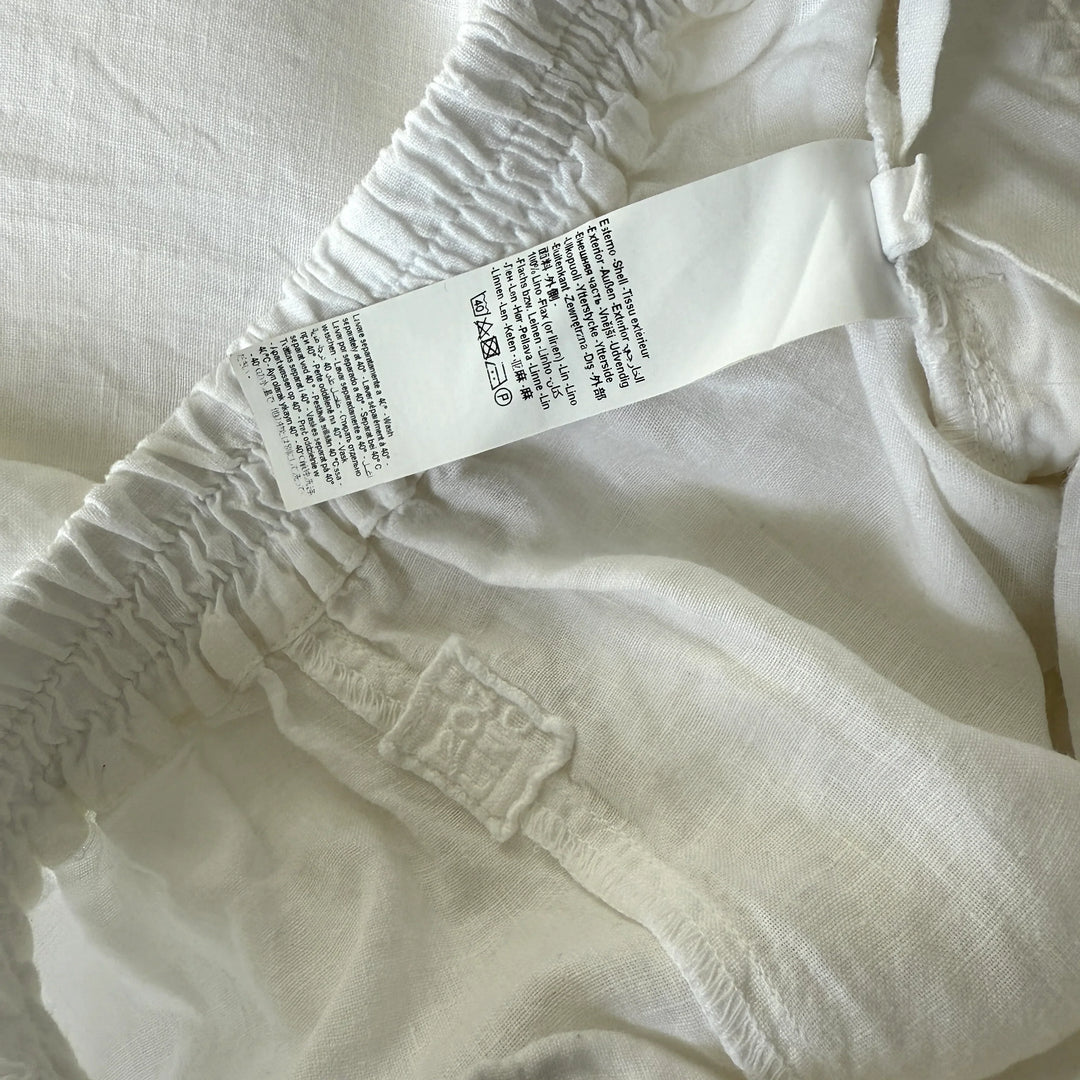 Pantalon en lin blanc 120 % LINO