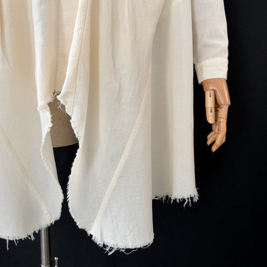STUDIO B3 oversized white tunic shirt / shirt dress, size S