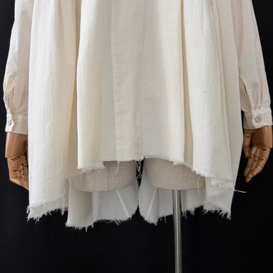 STUDIO B3 oversized white tunic shirt / shirt dress, size S