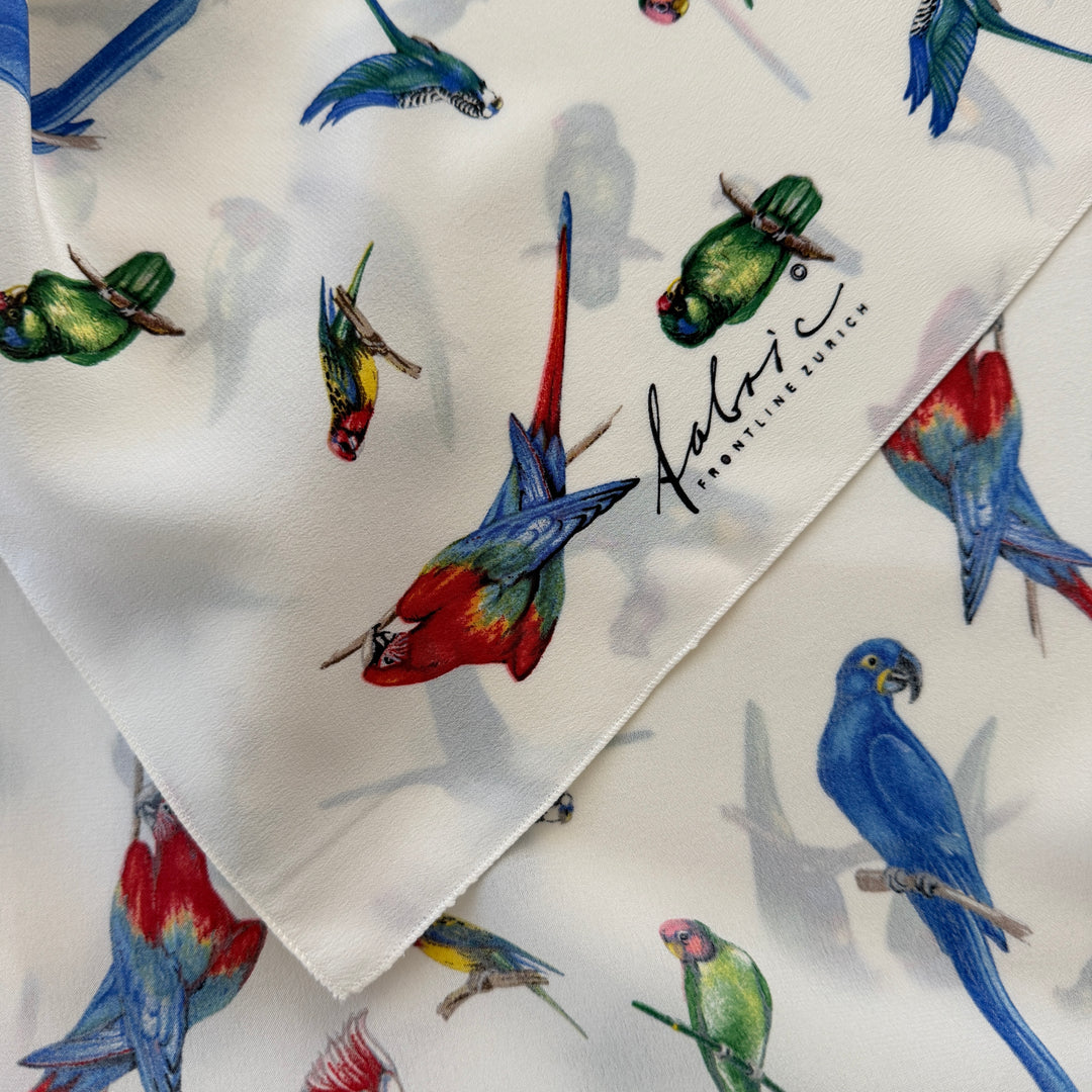 FABRIC FRONTLINE Silk Scarf
