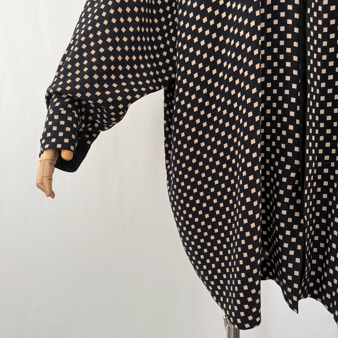 CHRISTA DE CAROUGE Silk Shirt/Dress