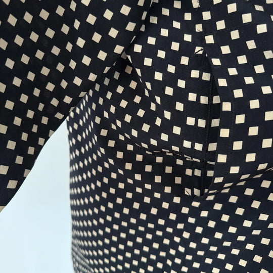 CHRISTA DE CAROUGE Silk Shirt/Dress