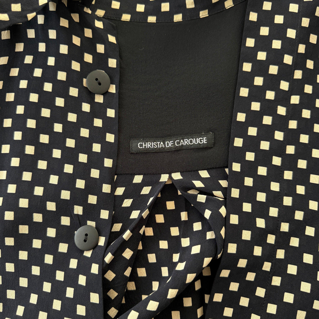 CHRISTA DE CAROUGE Silk Shirt/Dress