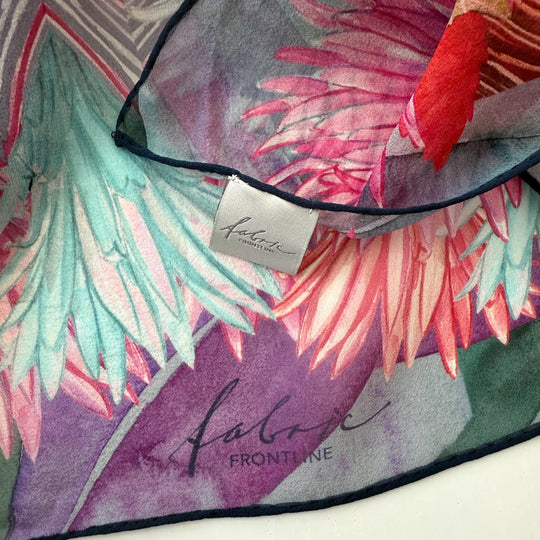 FABRIC FRONTLINE Nouveau foulard en soie