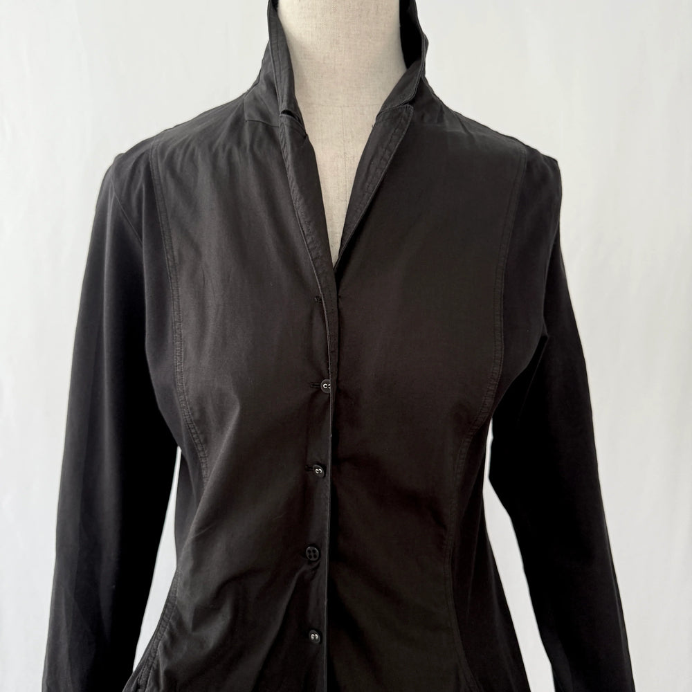 RUNDHOLZ Black Asymmetric Dress