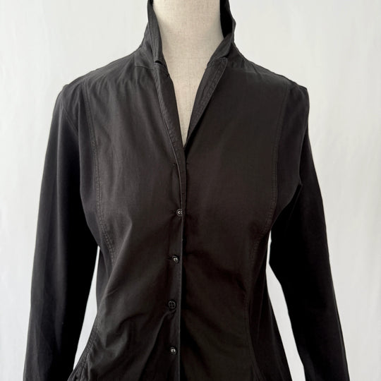 RUNDHOLZ Black Asymmetric Dress