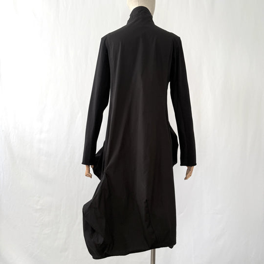 RUNDHOLZ Black Asymmetric Dress