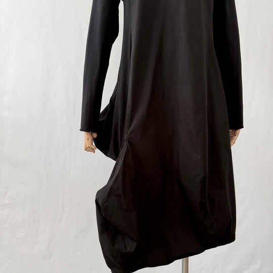 RUNDHOLZ Black Asymmetric Dress