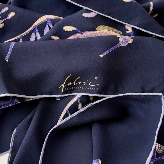 FABRIC FRONTLINE Silk Scarf