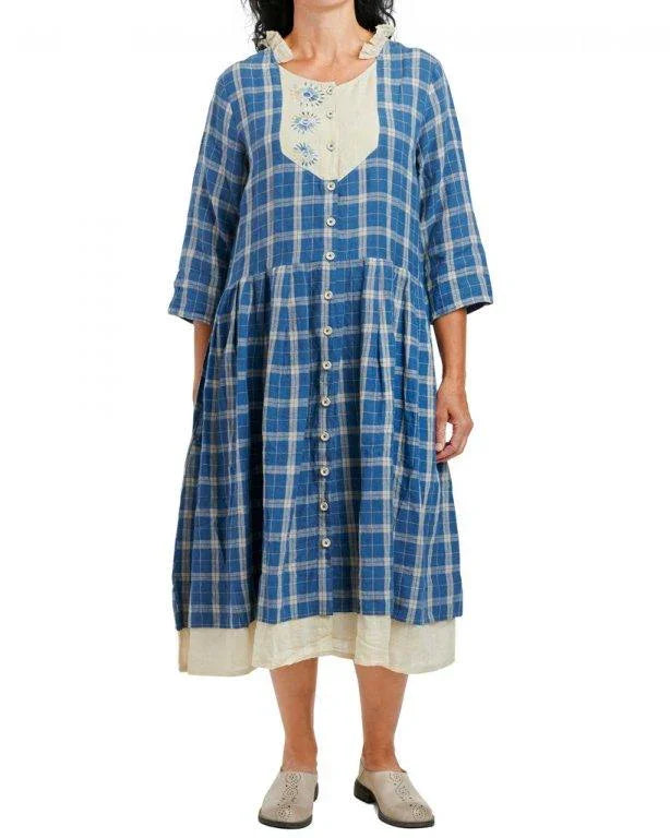 EWA I WALLA Leinenkleid