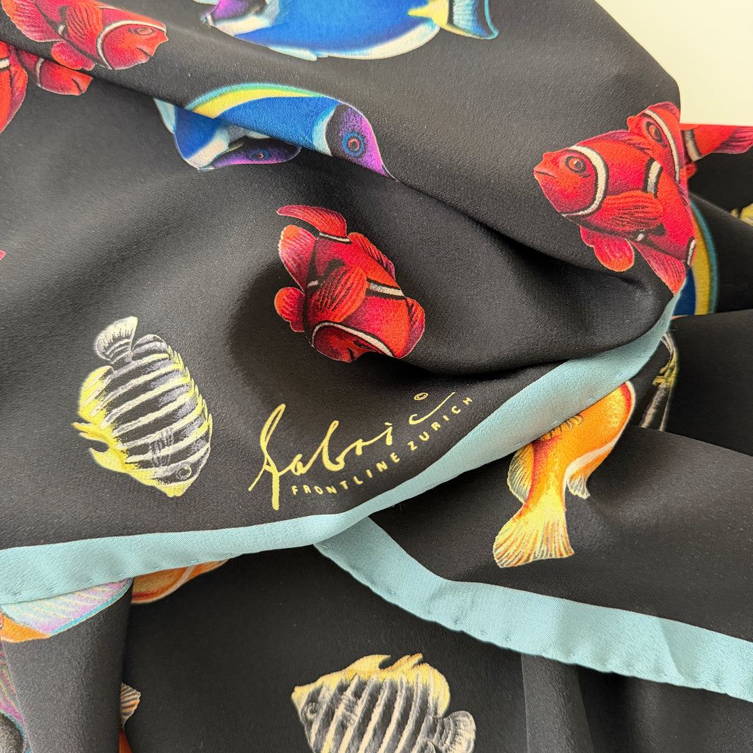 FABRIC FRONTLINE Silk Scarf